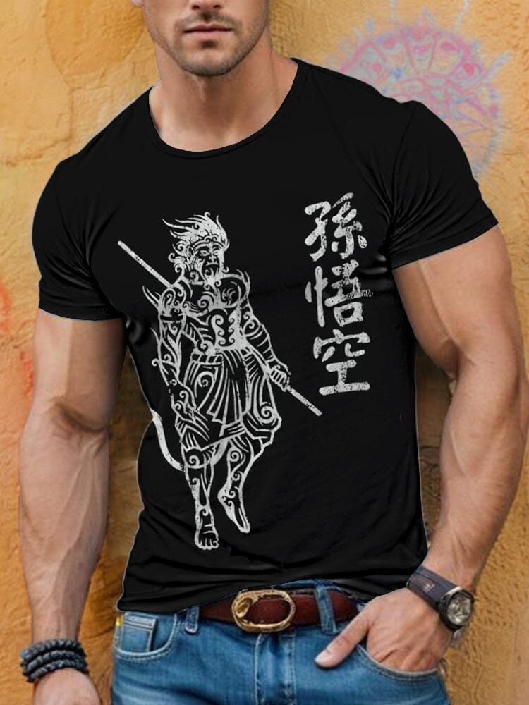 Eye-Catching Wu Kong Tee T-Shirt coofandy PAT6 S 