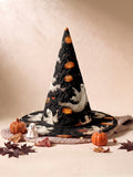 Pumpkin Patch Halloween Quilted Witch Hat