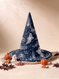 Pumpkin Patch Halloween Quilted Witch Hat
