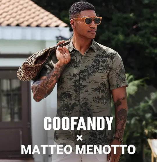 Coofandy × Matteo Menotto Unique Customized Collaboration: New Summer Collection Launched