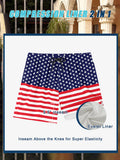 Quick-Dry Printed Swim Trunks with Compression Lining (US Only)