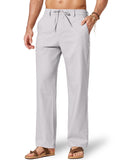 Comfort Lightweight Cotton Linen Drawstring Pants (US Only)