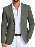 Business Casual Two Buttons Suit Jacket Blazer (US Only)