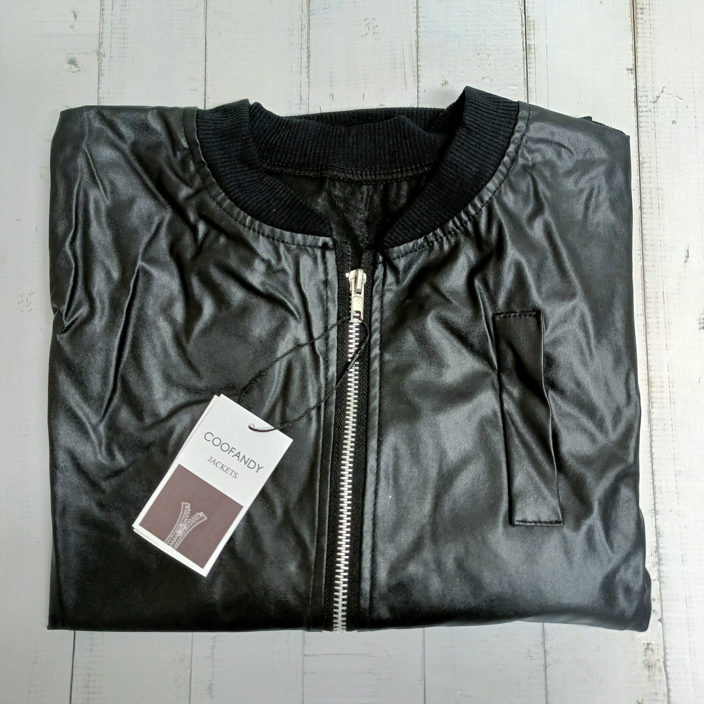 COOFANDY Classic Leather Jacket coofandy 