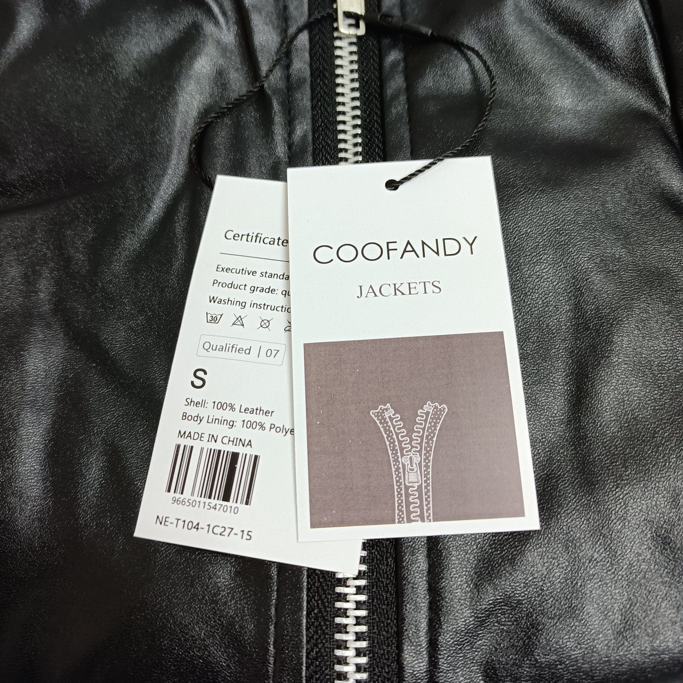 COOFANDY Classic Leather Jacket coofandy 