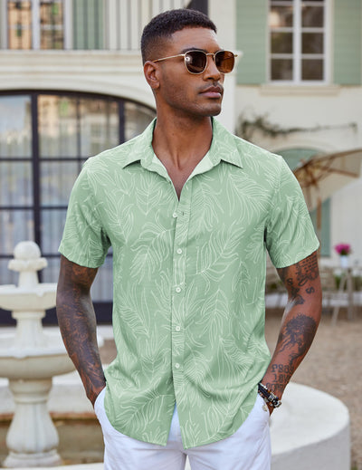 Casual Hawaiian Printed Vacation Shirt (US Only)