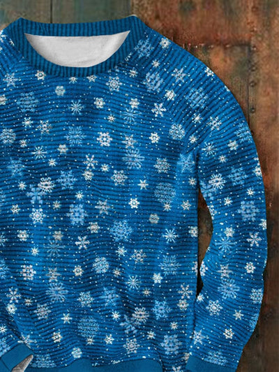 Christmas Snow Graphic Pullover Sweatshirt Sweaters coofandystore 