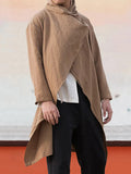 cotton linen style cape Coat coofandystore 