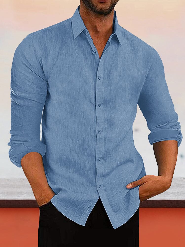 Stylish Linen Button Shirt - Comfortable & Versatile. Shop Now! – COOFANDY