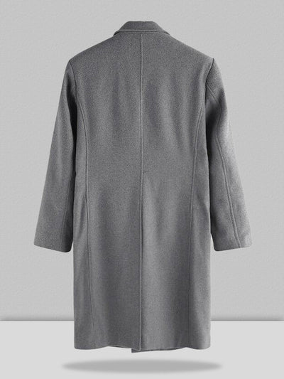 Coofandy British plus size long reversible woolen coat coofandystore 
