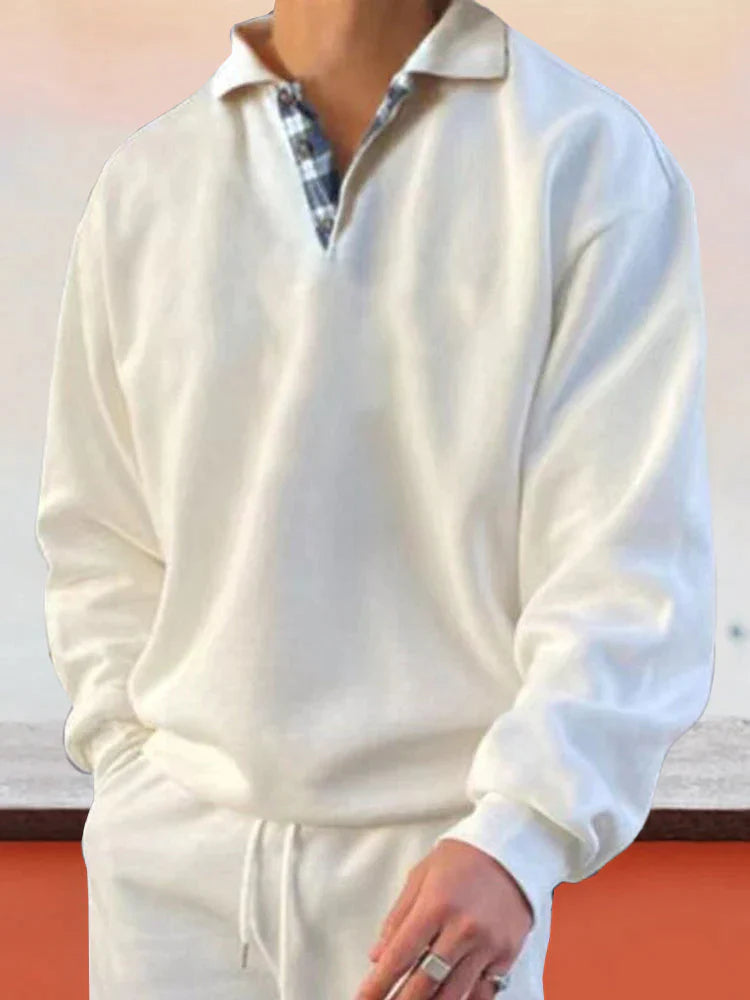 Coofandy Long-sleeved Sweatshirts Fashion Hoodies & Sweatshirts coofandy White M 