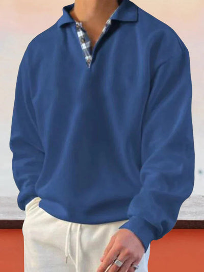 Coofandy Long-sleeved Sweatshirts Fashion Hoodies & Sweatshirts coofandy Navy Blue M 