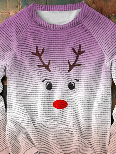 Christmas Graphic Round Neck Pullover Sweatshirt Sweaters coofandystore 