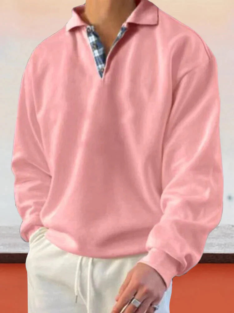 Coofandy Long-sleeved Sweatshirts Fashion Hoodies & Sweatshirts coofandy Pink M 