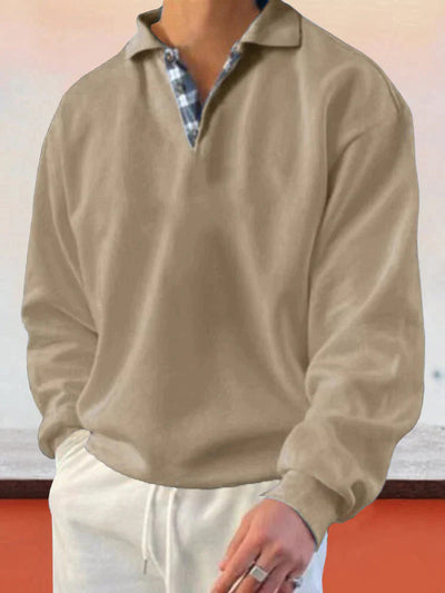 Coofandy Long-sleeved Sweatshirts Fashion Hoodies & Sweatshirts coofandy Khaki M 