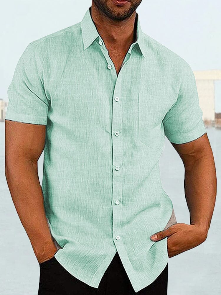 Short Sleeve Casual Shirt - Lightweight & Stylish | US Only – COOFANDY