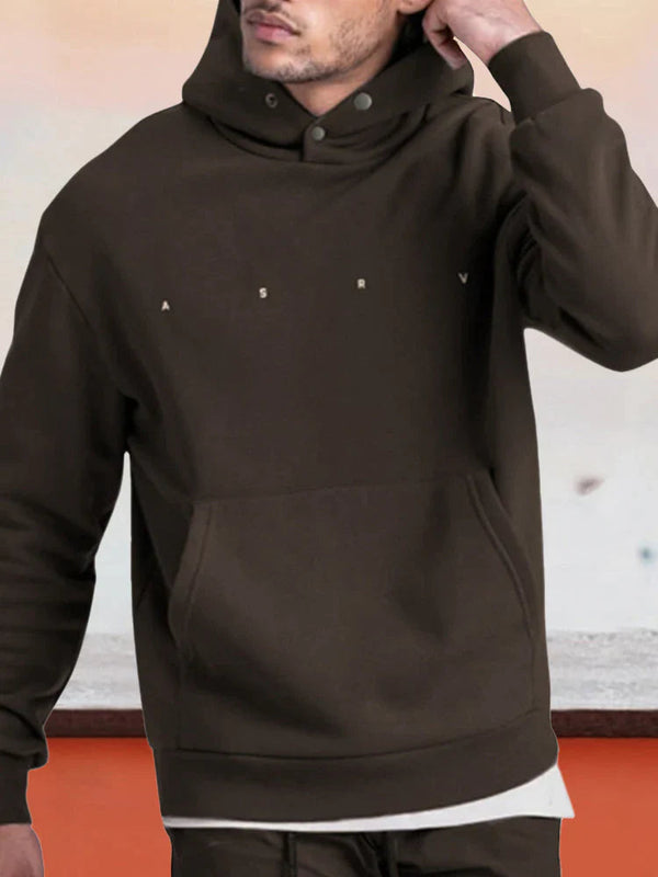 Pullover Cotton Style Hoodie coofandystore Brown M 