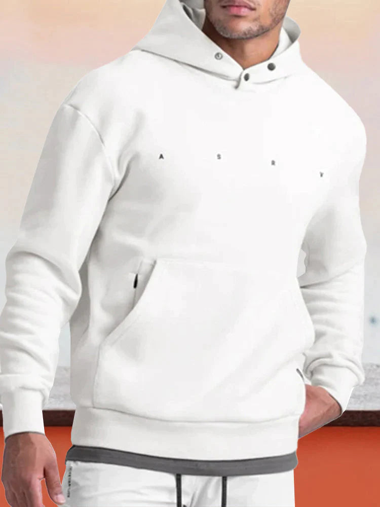 Pullover Cotton Style Hoodie coofandystore White M 