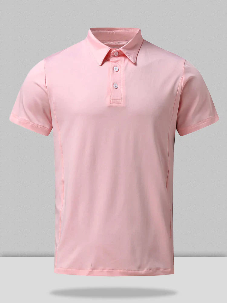 lapel polo short sleeves shirt Shirts coofandystore 