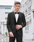 Slim Fit Suits One Button Shawl Lapel Tuxedo (US Only) Suit Set coofandystore 