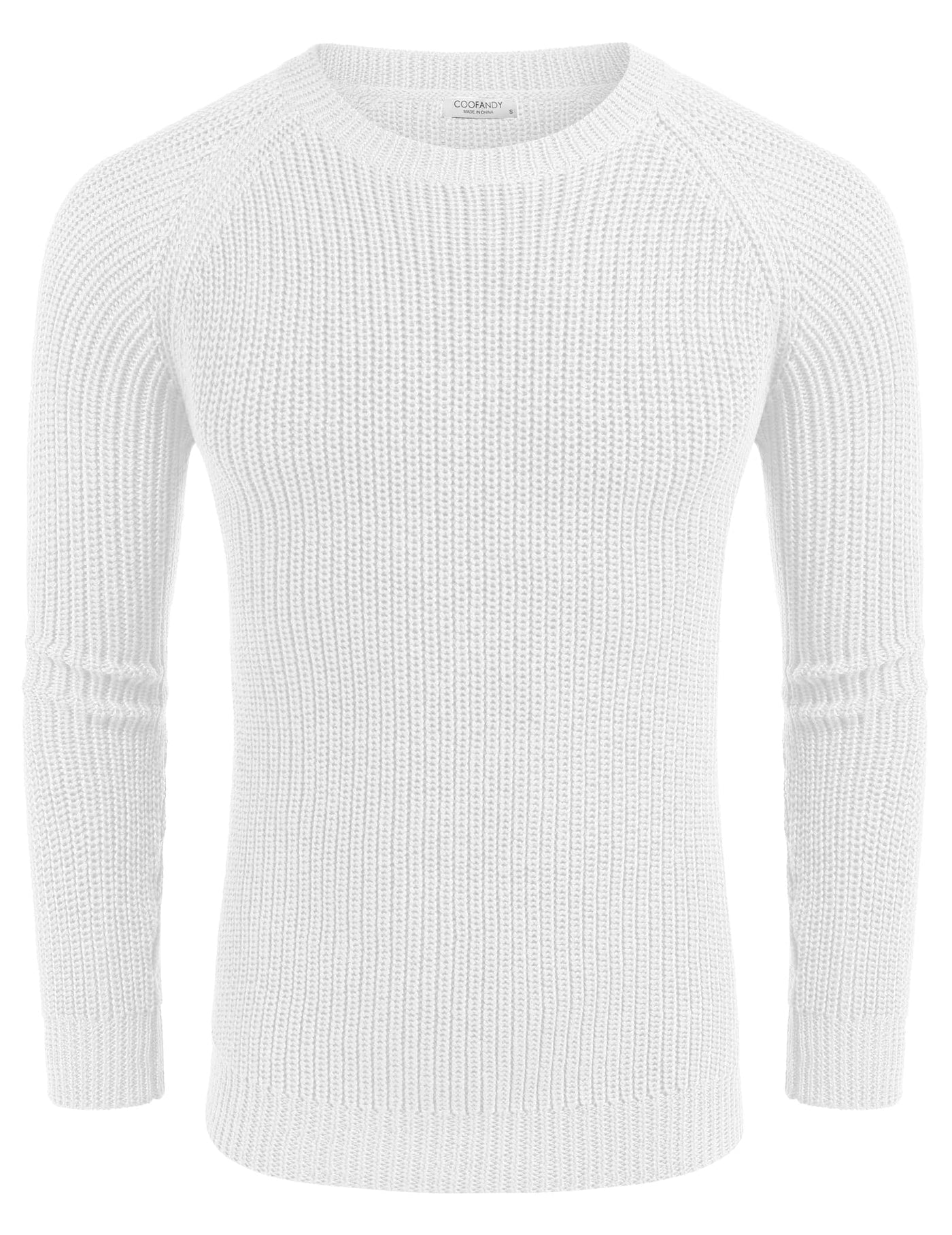 Crew Neck Slim Fit Knitted Pullover Sweater (US Only) Sweaters coofandystore 