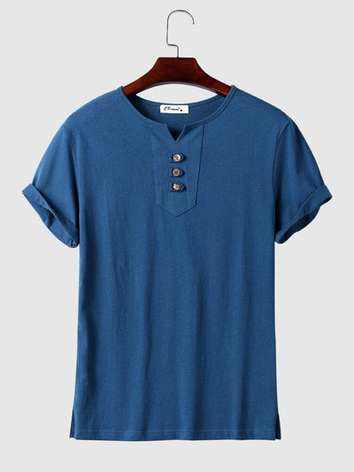 Coofandy V neck Linen T shirt T-Shirt coofandystore 