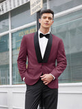 Slim Fit Suits One Button Shawl Lapel Tuxedo (US Only) Suit Set coofandystore 