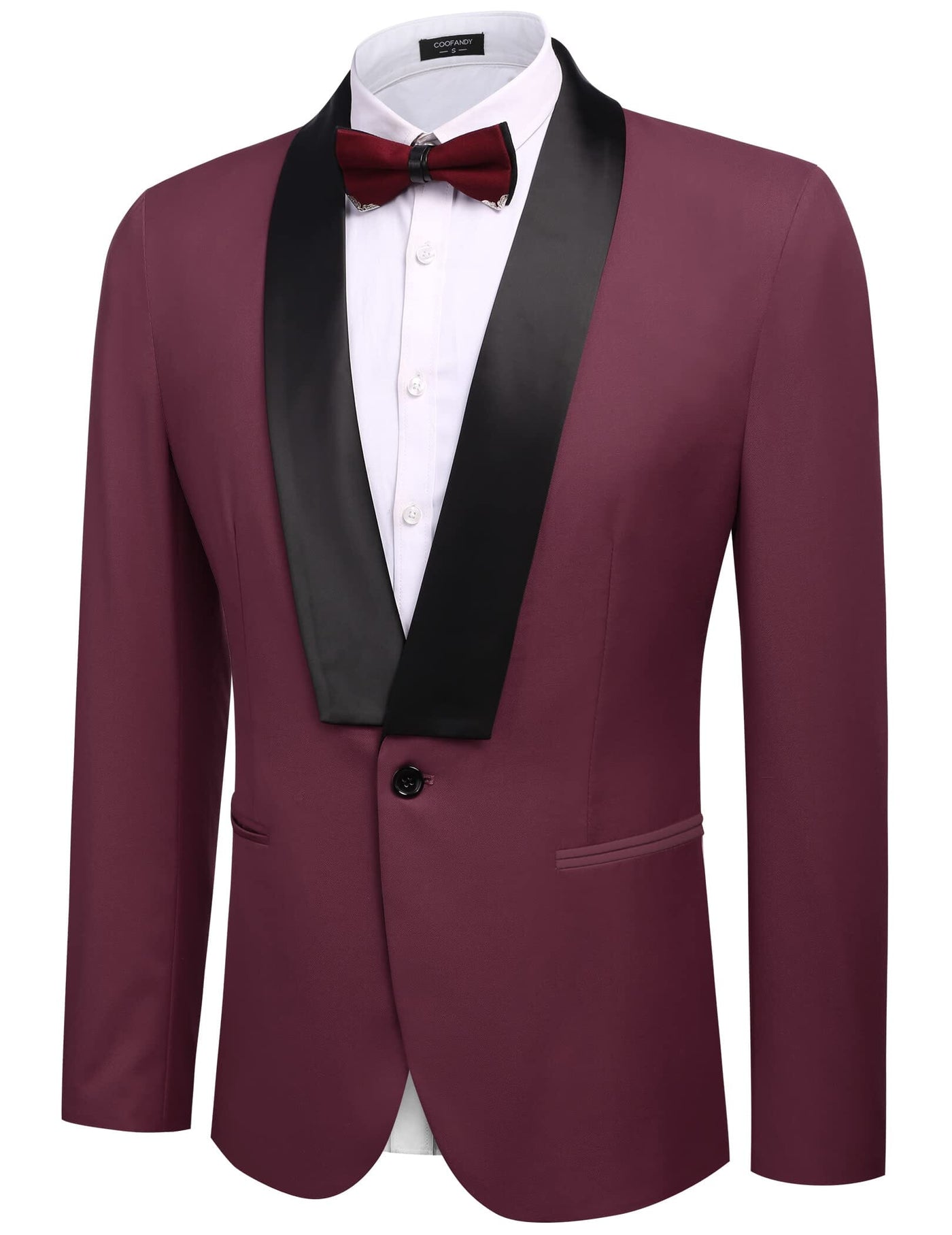 Slim Fit Suits One Button Shawl Lapel Tuxedo (US Only) Suit Set coofandystore 
