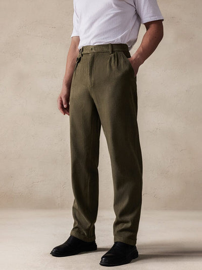 Casual Stretch Suede Pants Pants coofandy 