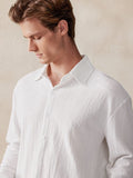 Casual Comfy Textured Shirt Shirts coofandystore 
