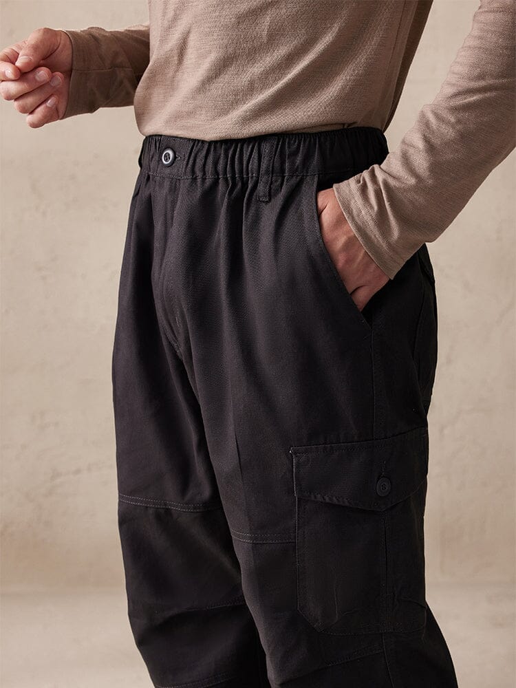 Casual 100% Cotton Multi Pockets Pants Pants coofandystore 