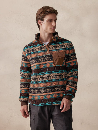 Comfy Printed Fleece Sweatshirt Hoodies coofandy 