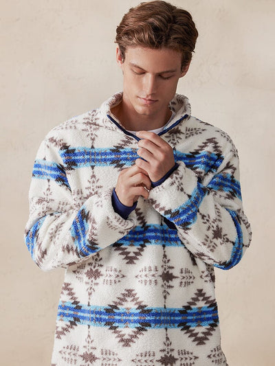 Comfy Printed Fleece Sweatshirt Hoodies coofandy 