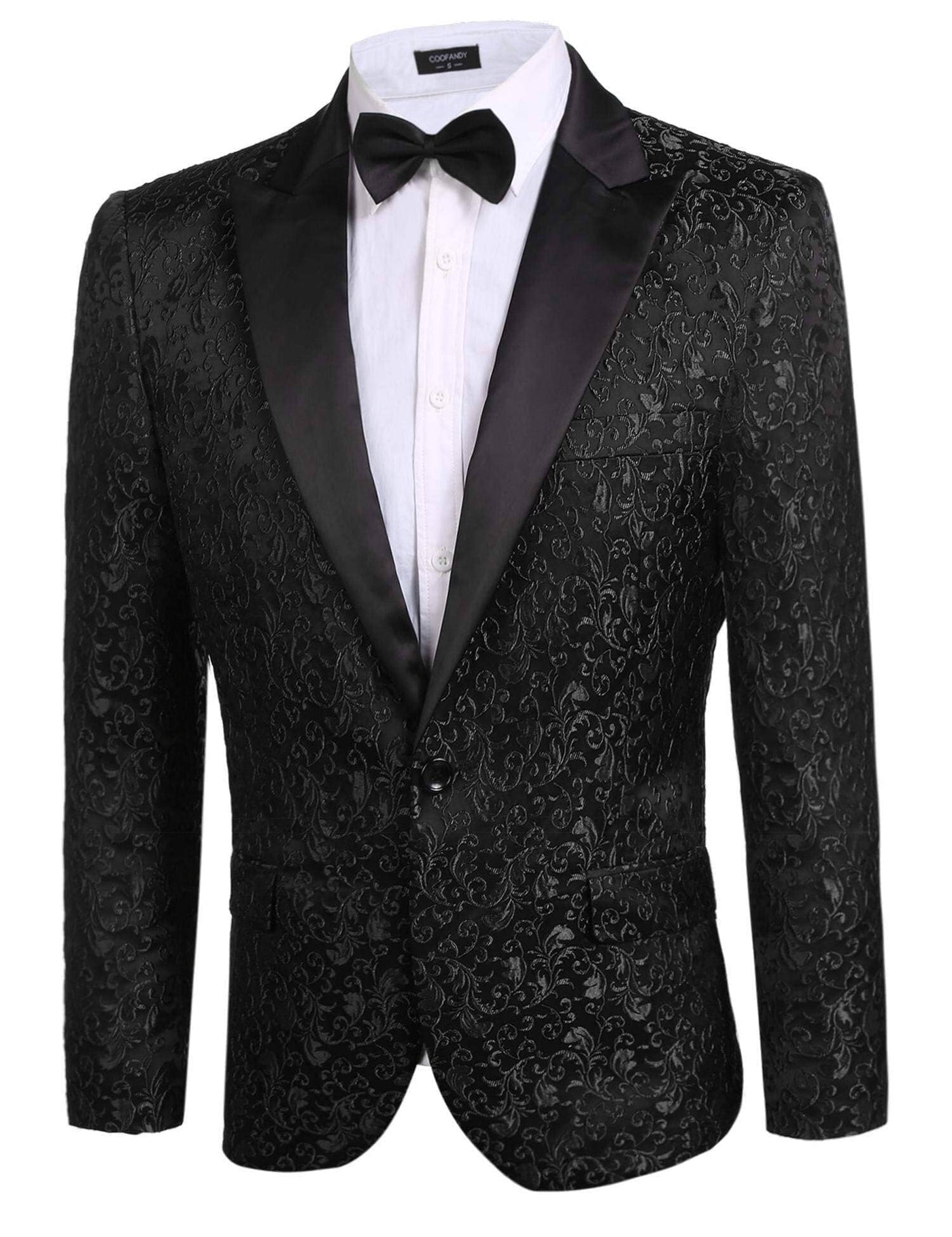 Floral Party Tuxedo - High Quality Jacquard Fabric | Classic ...