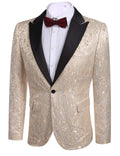 Coofandy Floral Party Tuxedo (US Only) Blazer coofandy 