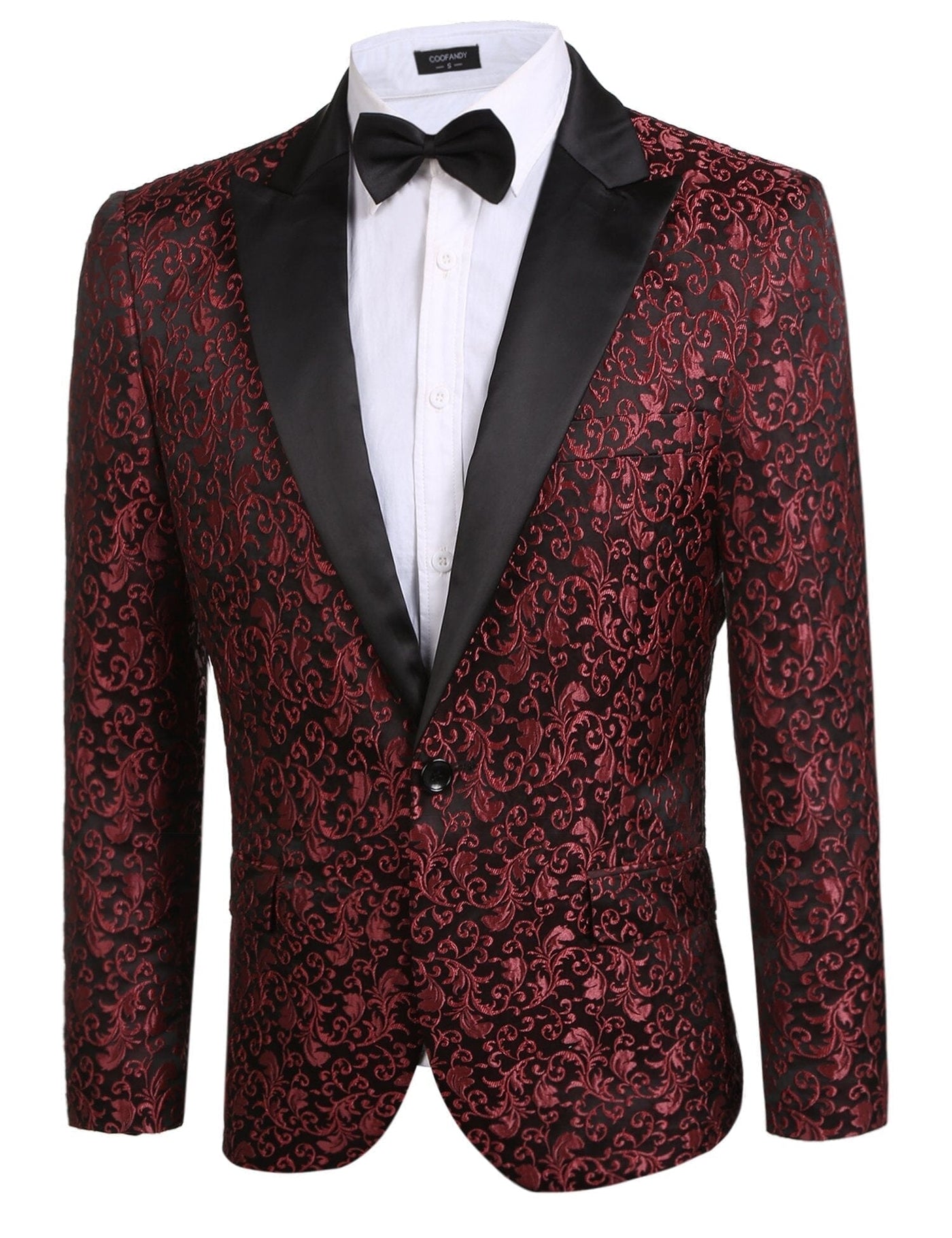 Coofandy Floral Party Tuxedo (US Only) Blazer coofandy 