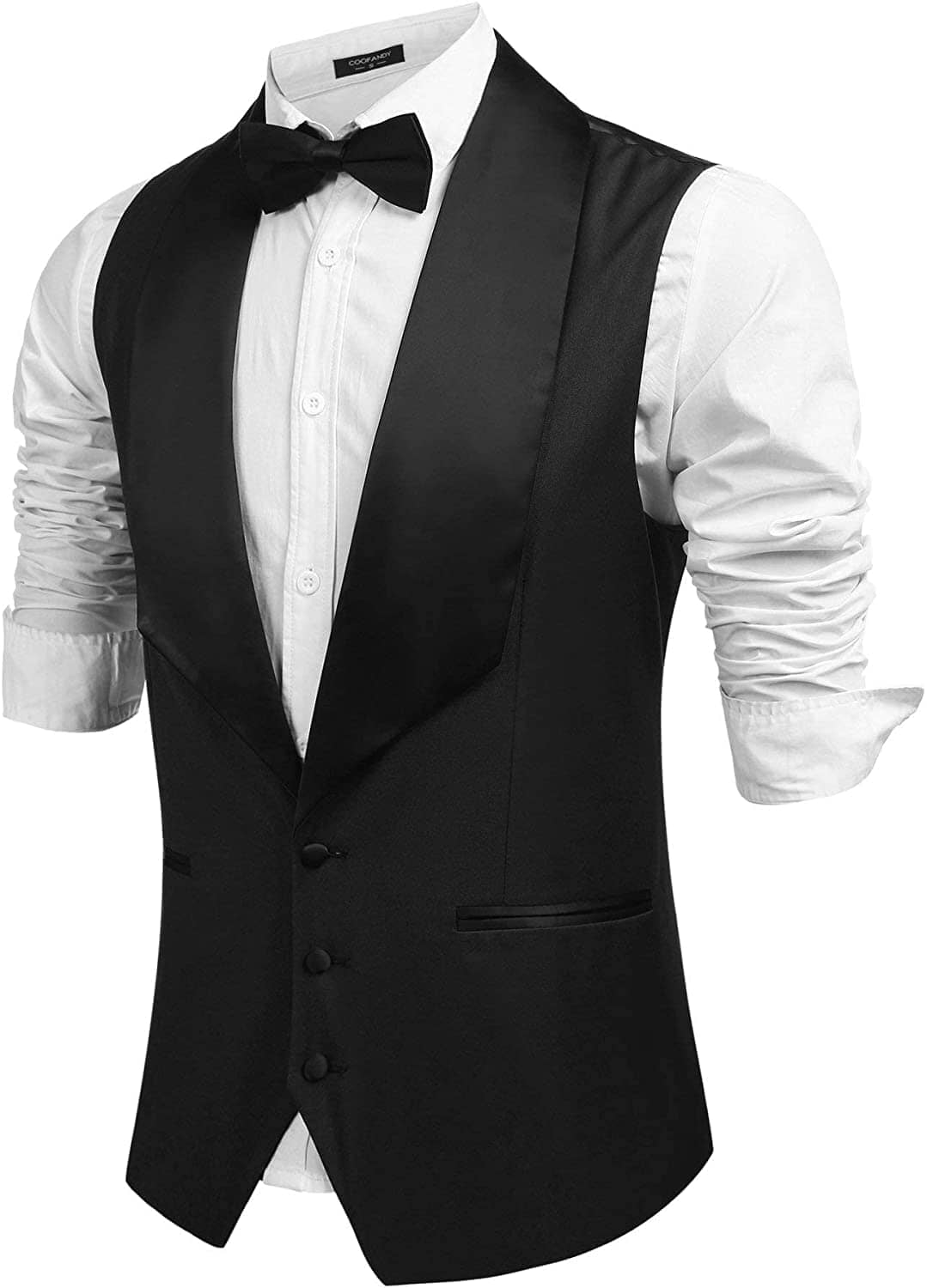 Coofandy V-Neck Slim Fit Suit Vests (US Only) Vest coofandy 