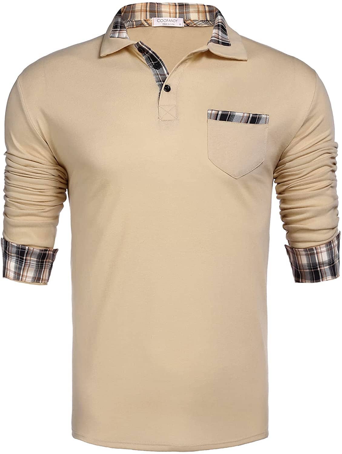 Stylish Long Sleeve Polo Shirt | US Delivery – coofandy
