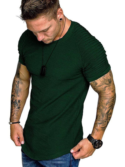 Coofandy Muscle Workout T-Shirts (US Only) T-Shirt coofandy Dark Green S 