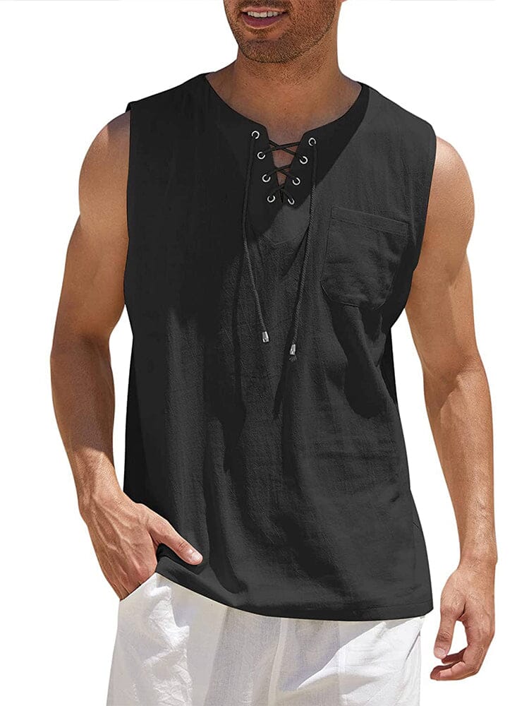 Linen Tank Top - Comfortable & Stylish. Perfect for Any Occasion ...