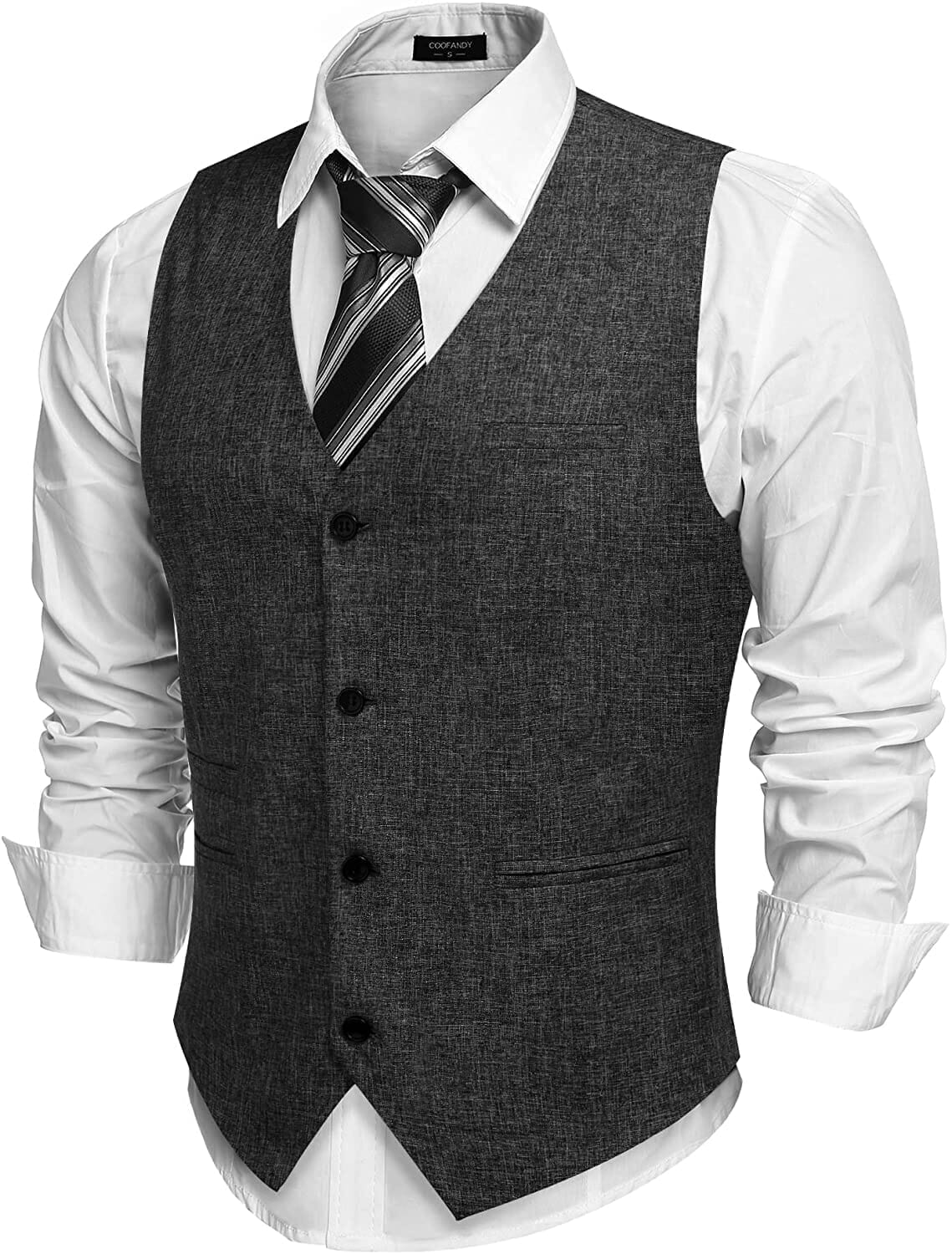 Waistcoat Business Vests US Only Coofandy waistcoat-business-vests-us-only-coofandy