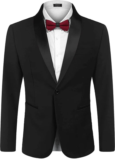 Coofandy Slim Fit Wedding Blazer (US Only) Blazer coofandy Black S 