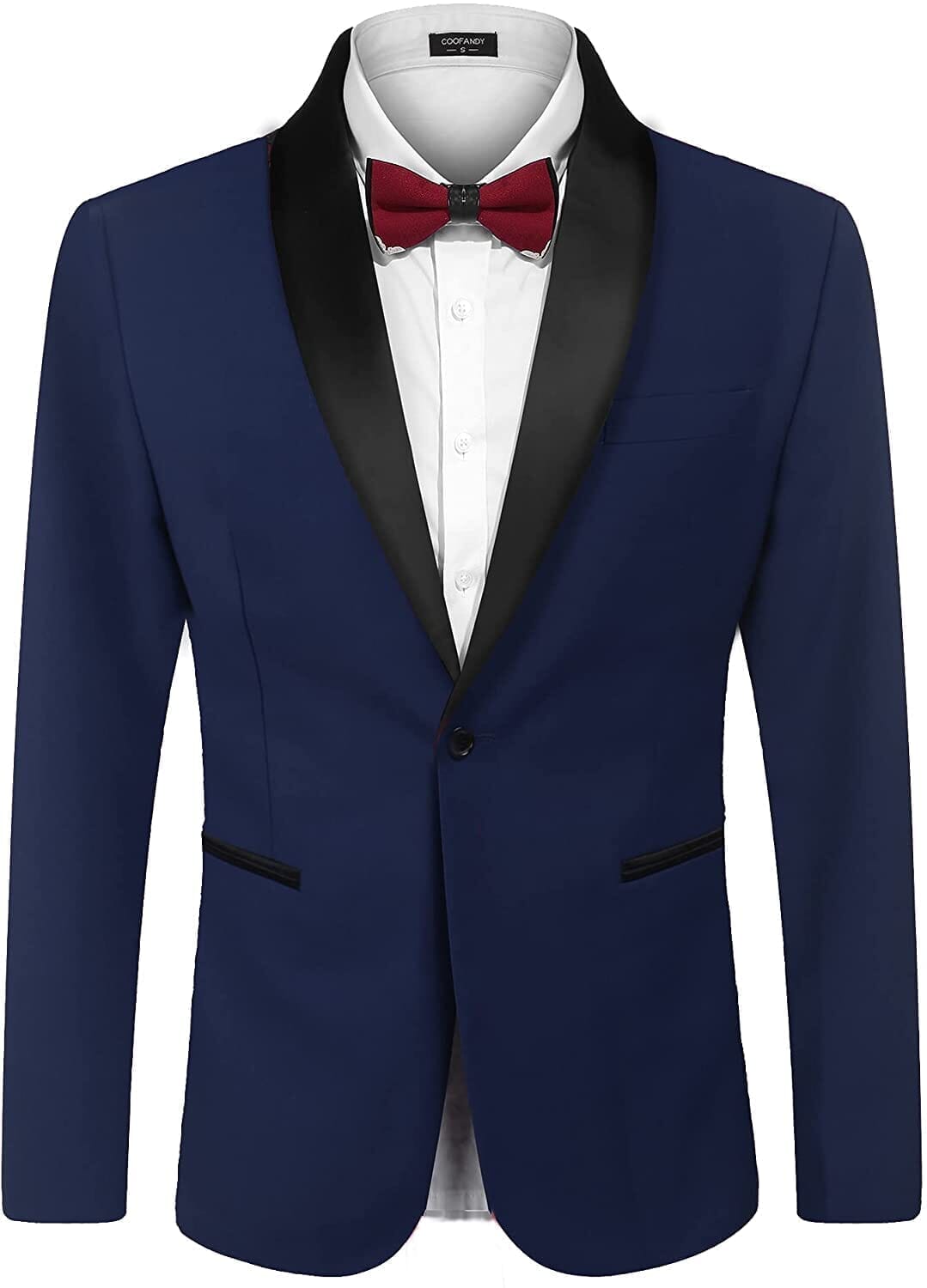 Coofandy Slim Fit Wedding Blazer (US Only) Blazer coofandy Dark Blue S 