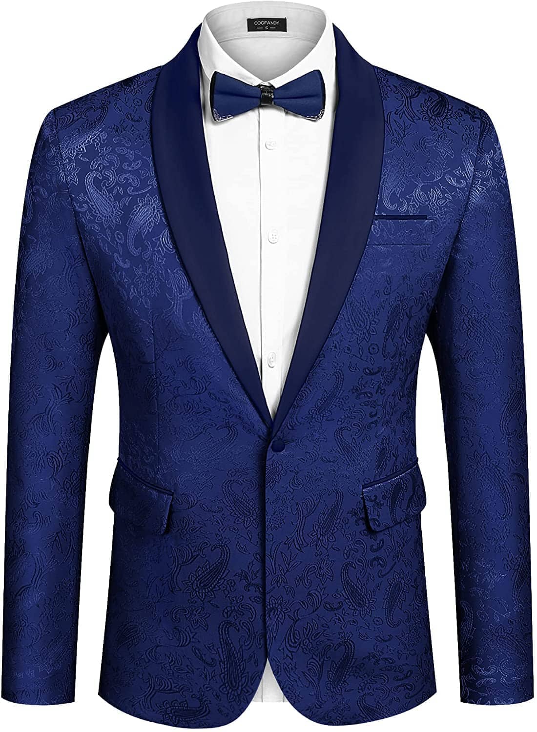 Stylish One Button Suit Blazer for Men - US Only, Free Delivery – coofandy