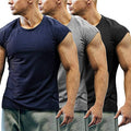 Coofandy 3-Pack Gym Workout T-Shirts (US Only) Tank Tops coofandy 