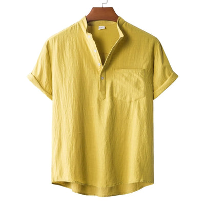 Coofandy Cotton Style Short Sleeve Shirt Shirts coofandy Army Green M 