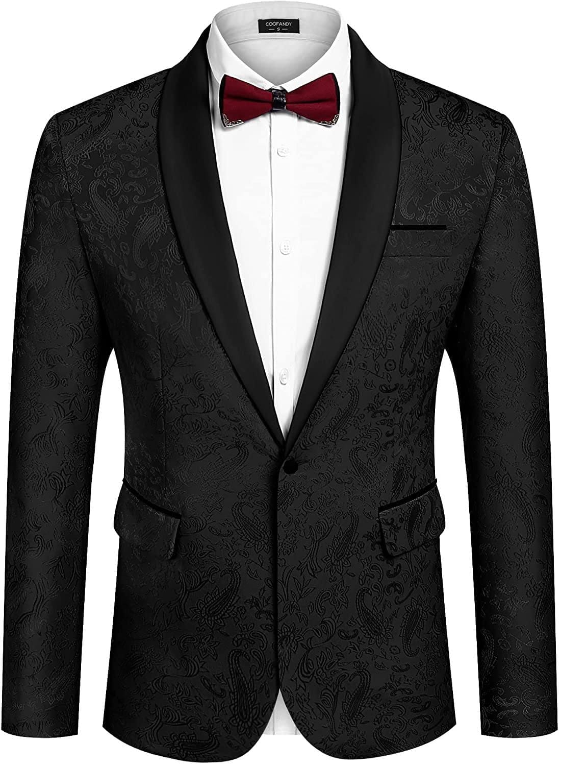 Stylish One Button Suit Blazer for Men - US Only, Free Delivery – COOFANDY