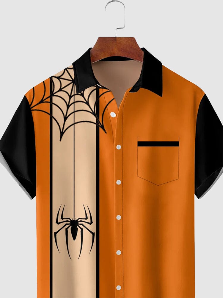 Halloween Pattern Short Sleeves Shirt 10 Shirts coofandystore 