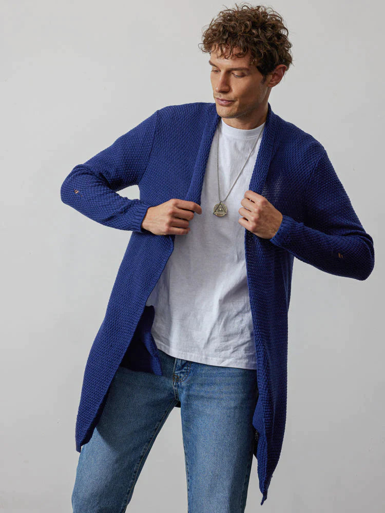 Solid Color Loose Cardigan Knit Jacket coofandystore 
