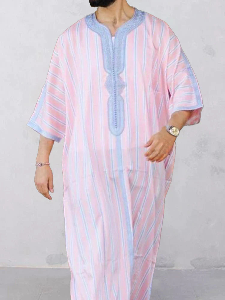 Loose Mid-sleeve Fashion Casual Robe coofandystore 